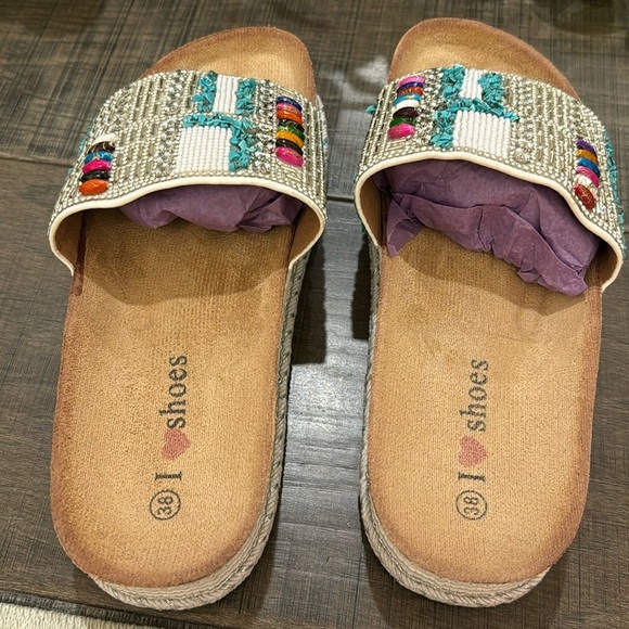 EMBELLISHED MULES SIZE 8 (38) - Picture 12 of 17